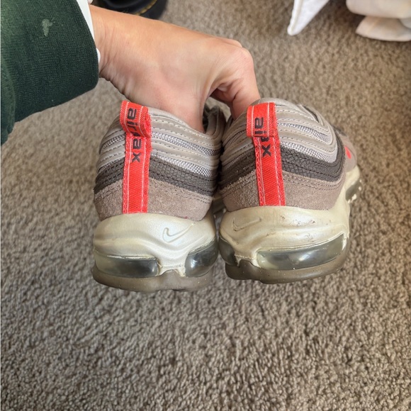 Nike Air Max 97 - Taupe and Orange - Picture 2 of 7